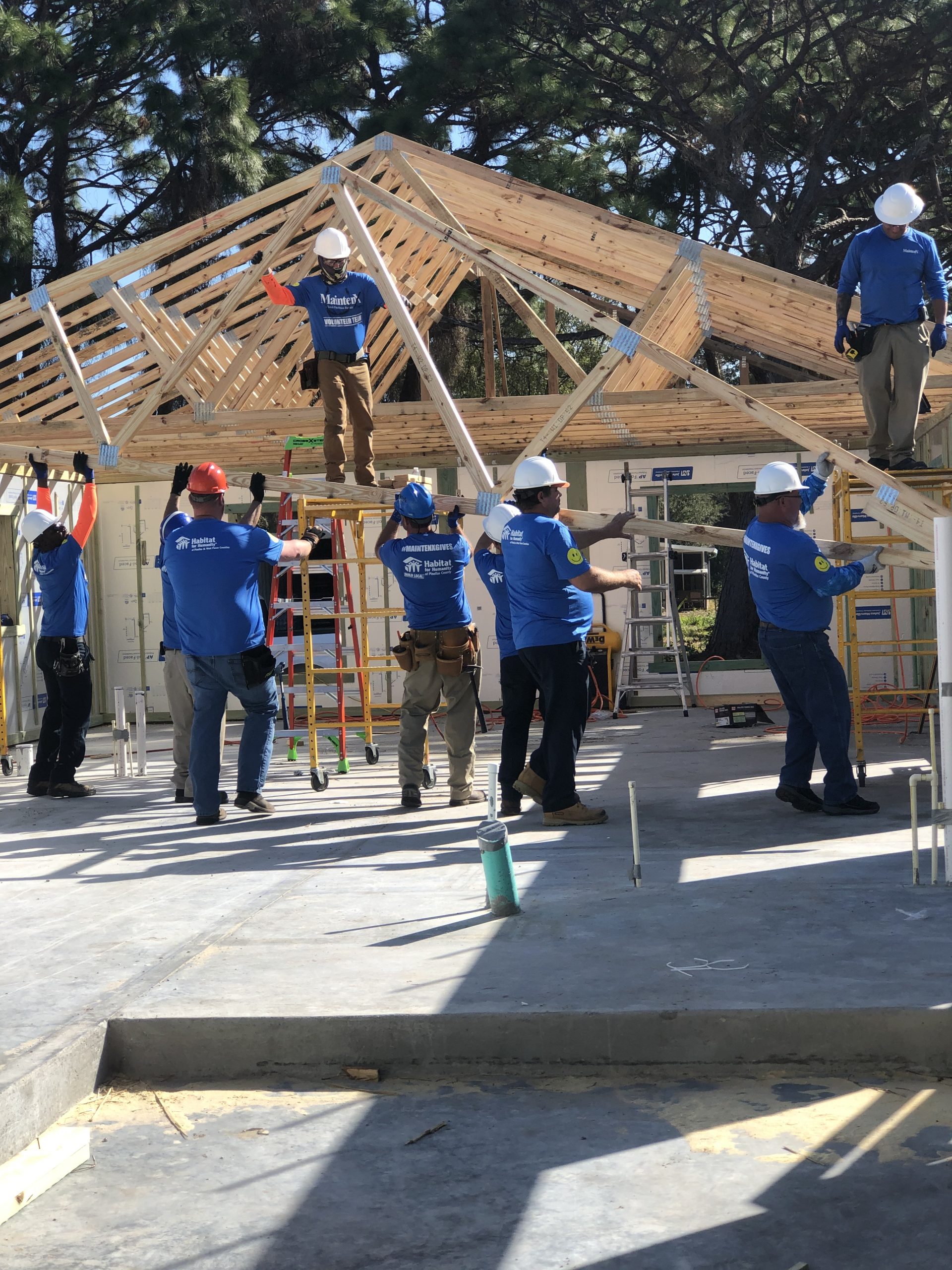 MaintenX International Makes Progress on Habitat for Humanity Home