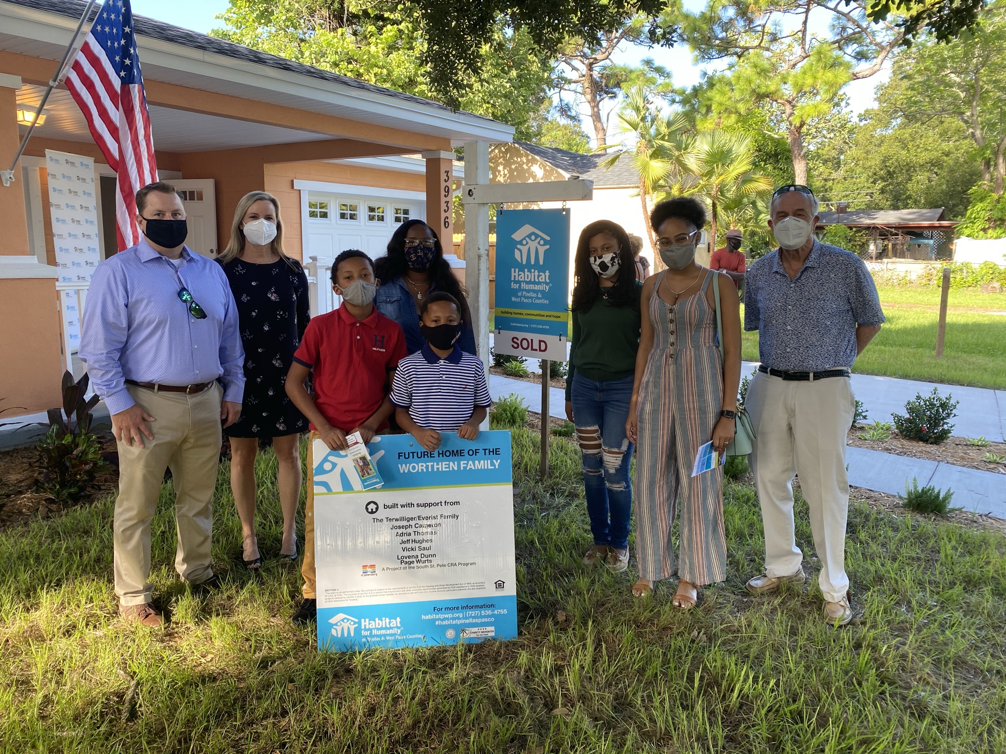 Habitat Home Dedication Celebrates New Homeowner in South St. Pete