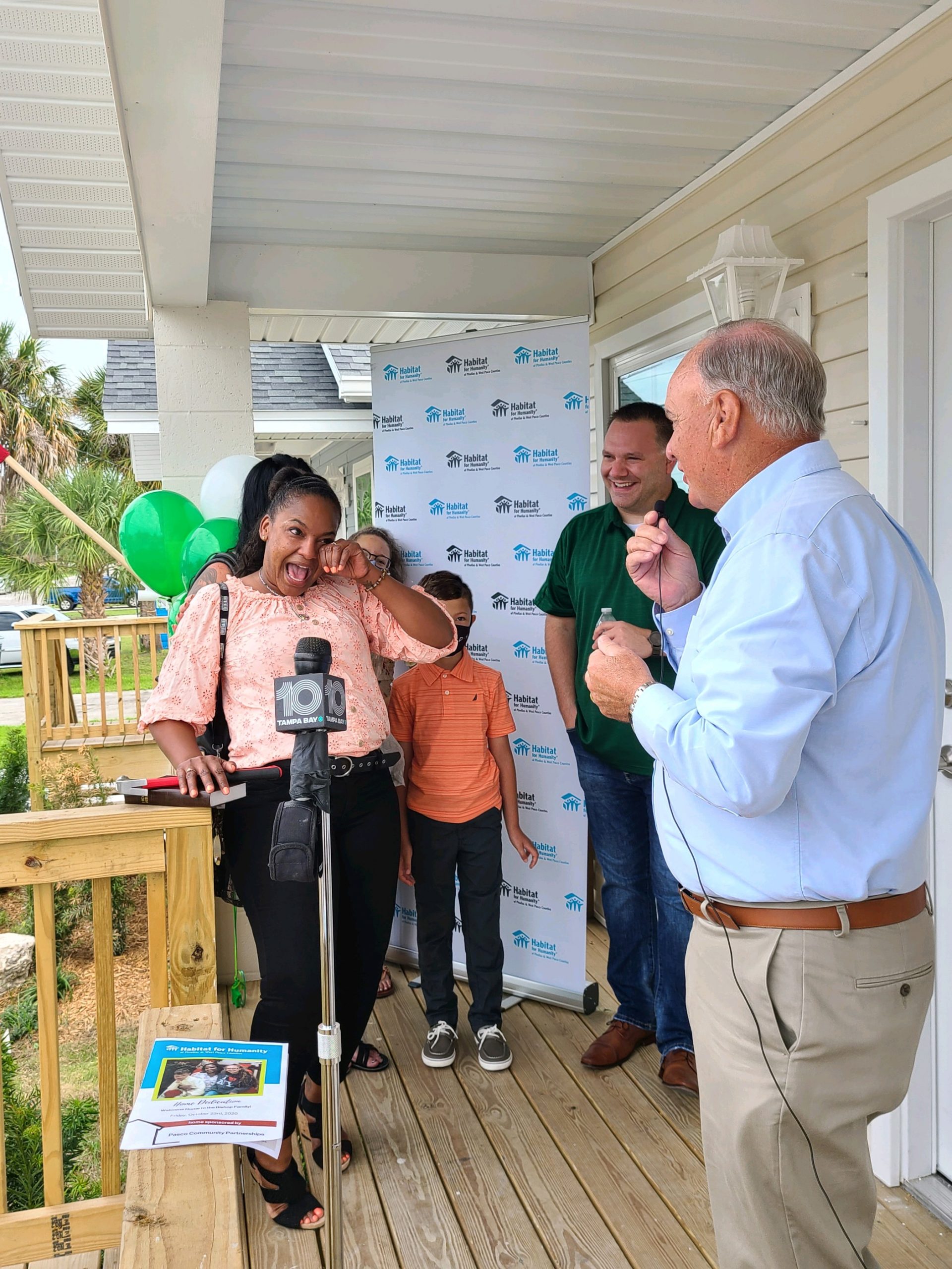 Habitat for Humanity celebrates triple home dedication