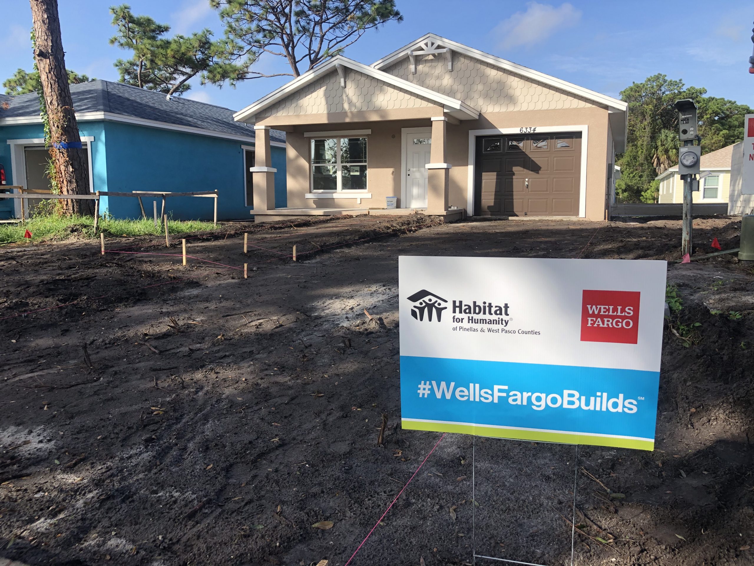 Habitat for Humanity of Pinellas and West Pasco and Wells Fargo team in Pinellas and across the country to help build affordable housing