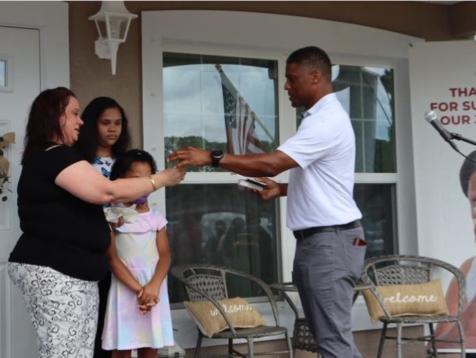 Habitat, Warrick Dunn Charities and others help single mom achieve her dream