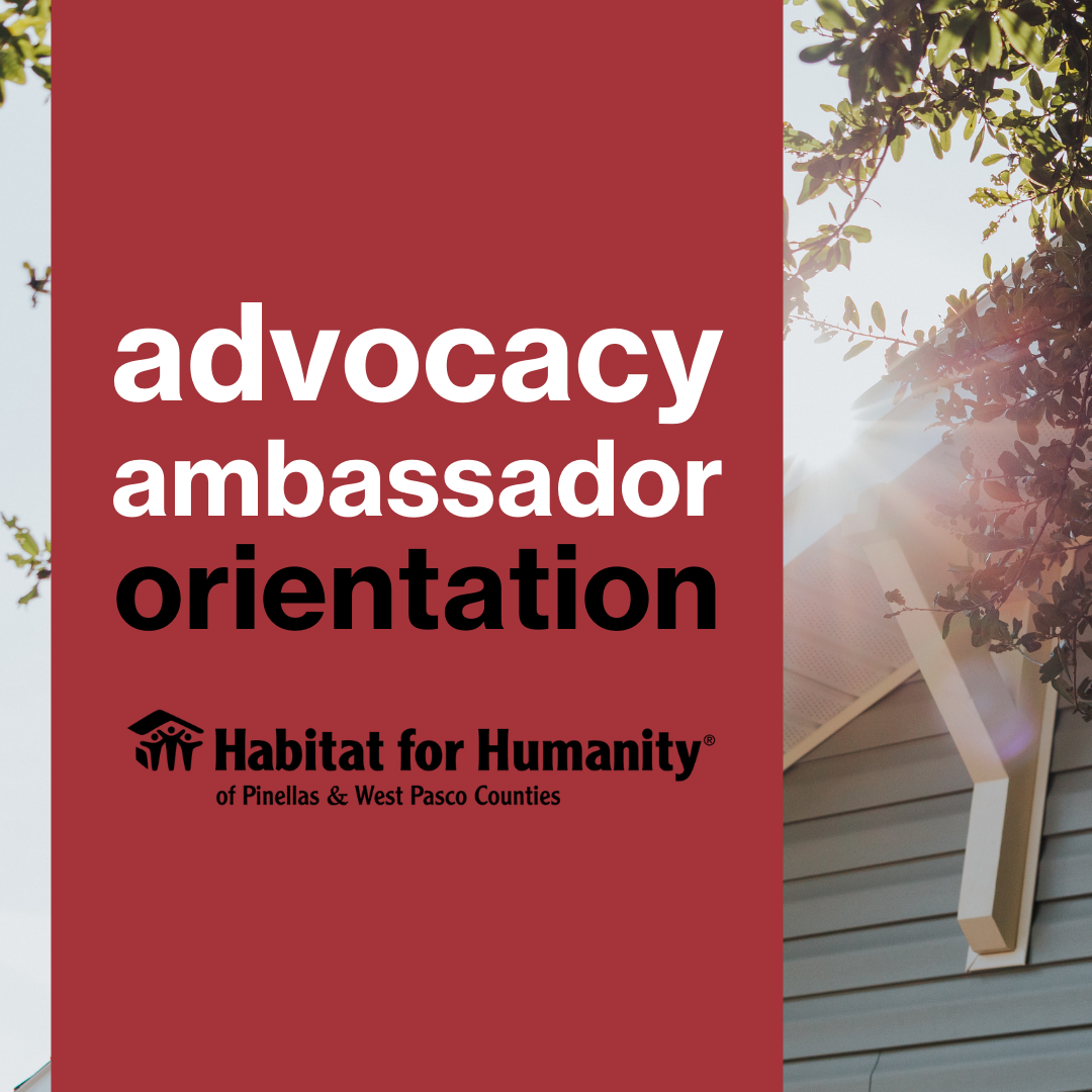 Advocacy Ambassador Orientation Recap