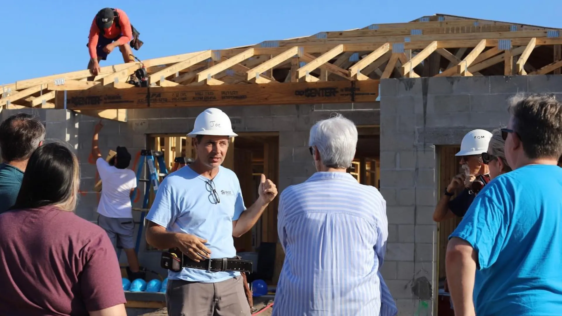 53 Community leaders participating in Habitat for Humanity’s inaugural CEO Build