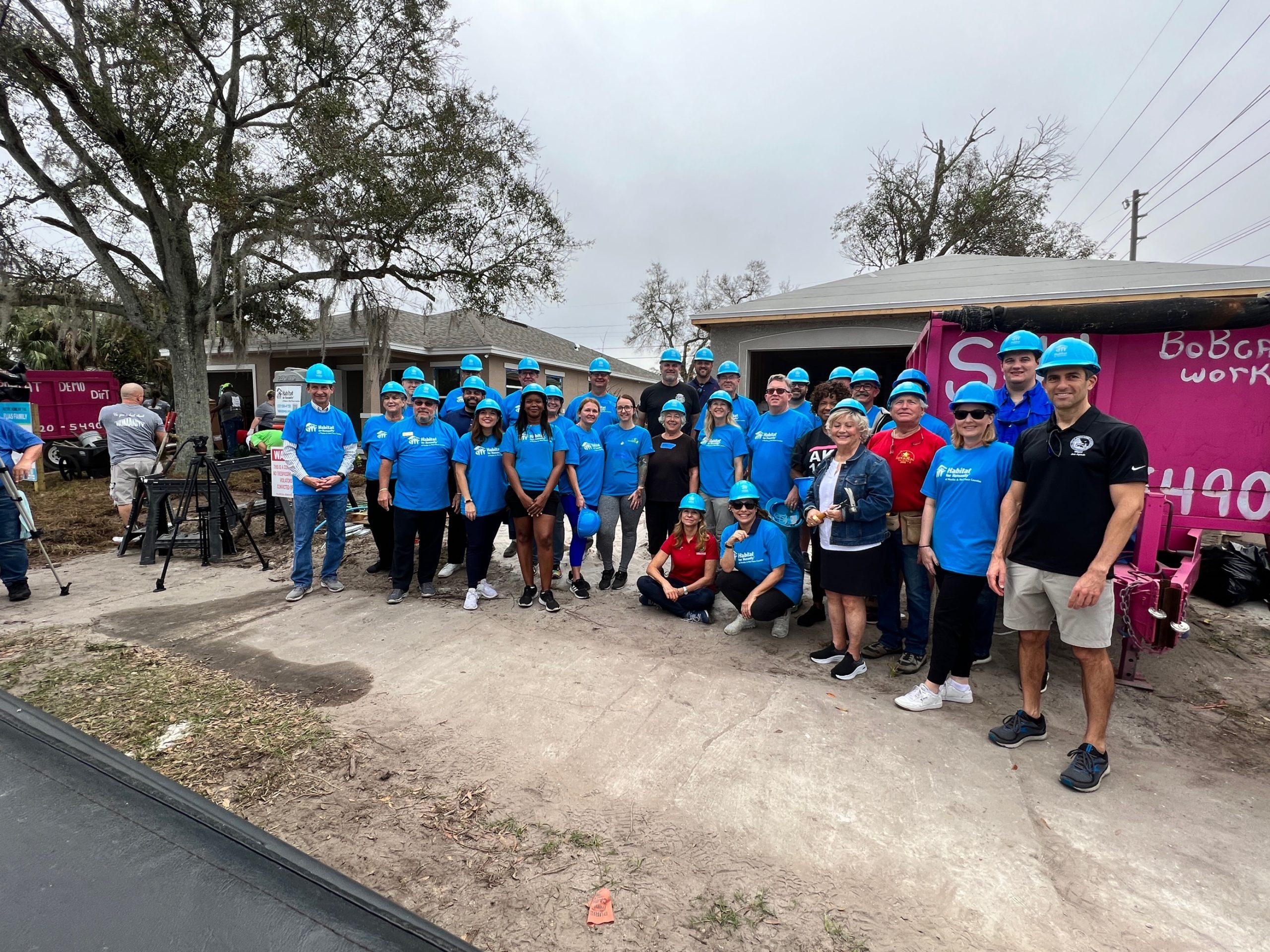 Elected Officials Volunteer with Habitat in Lealman