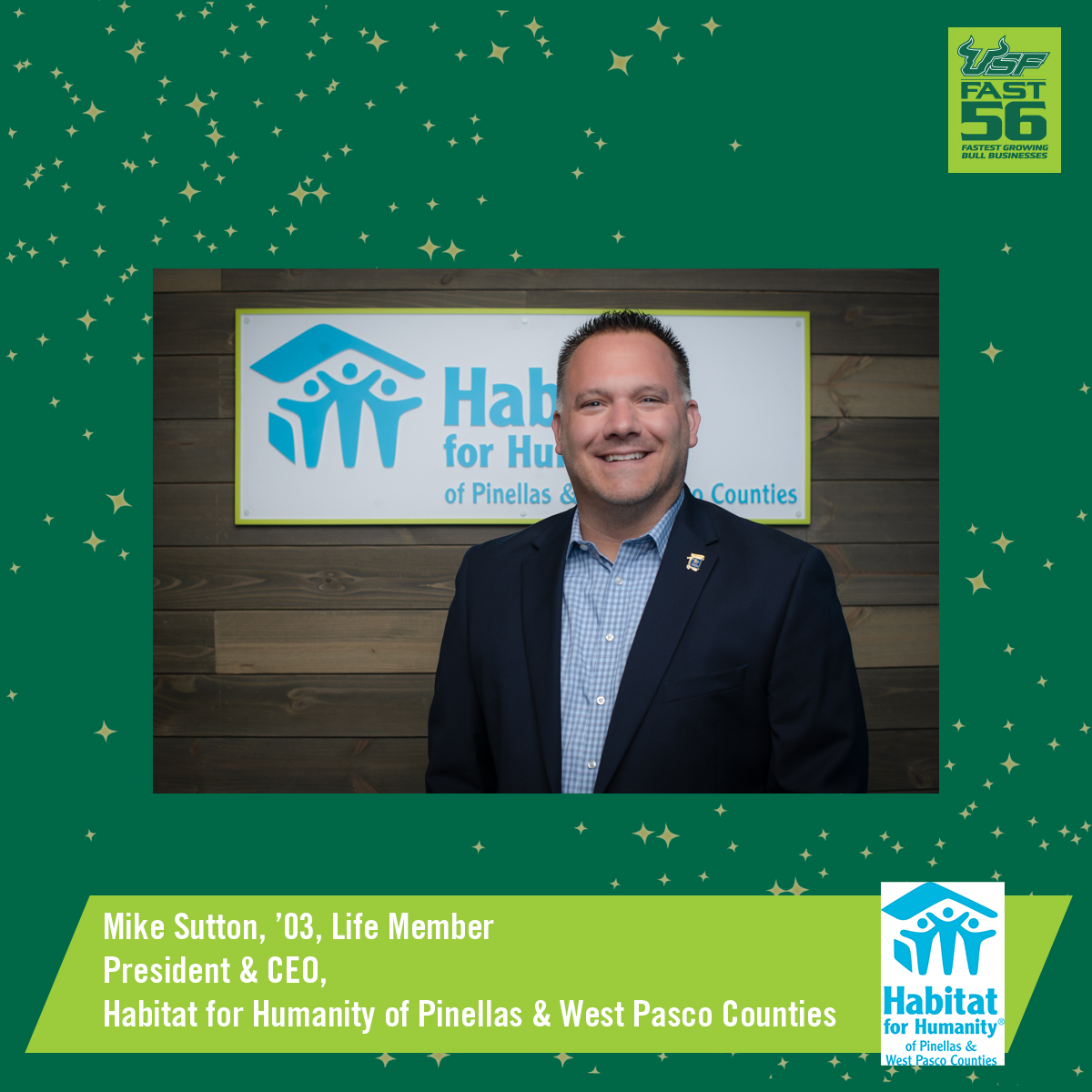 USF Fast 56 2024 Awards Honorees Announced: Habitat, CEO included for 2nd straight year