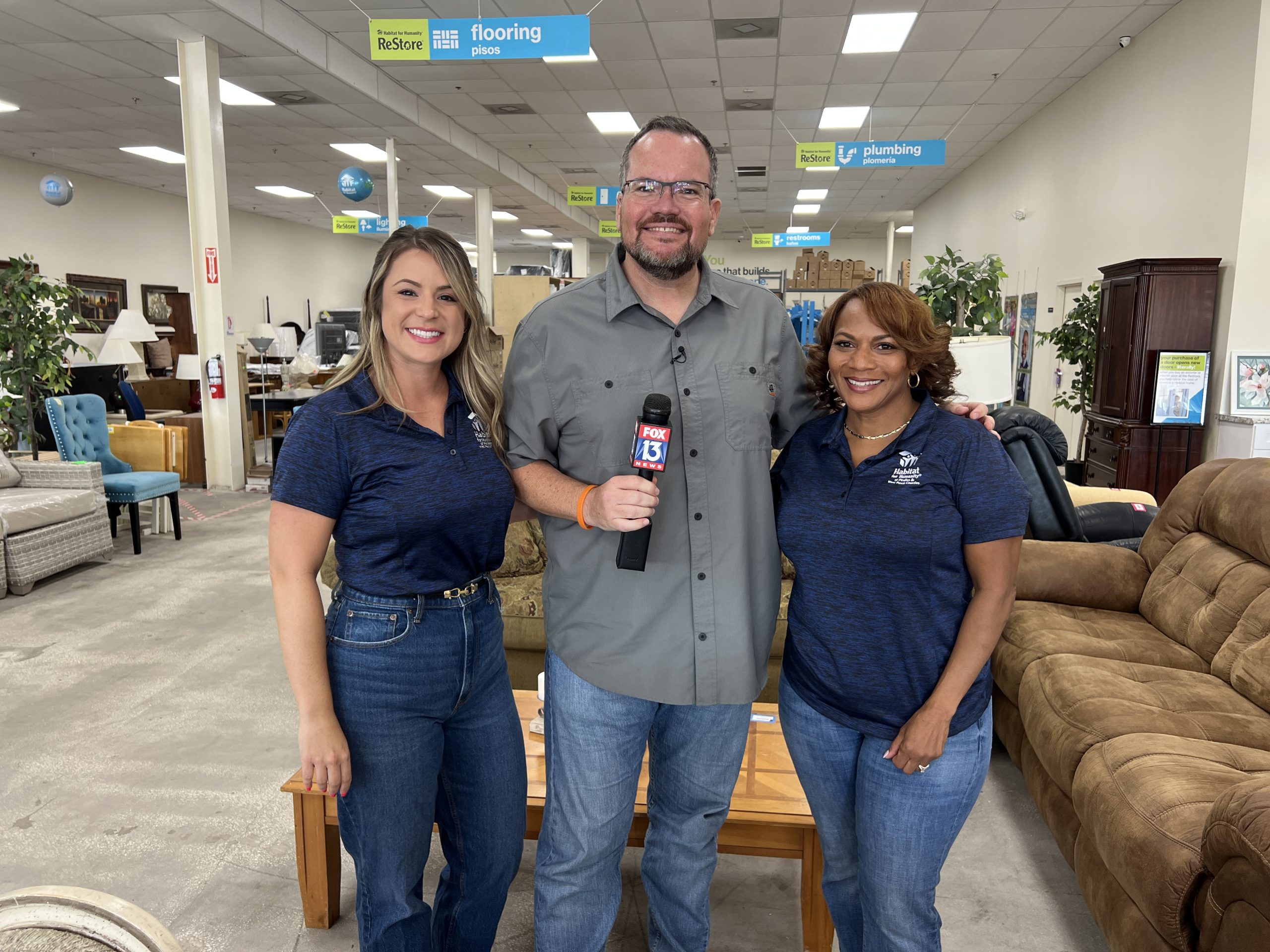 FOX 13's Charley Belcher visits Habitat ReStore in New Port Richey