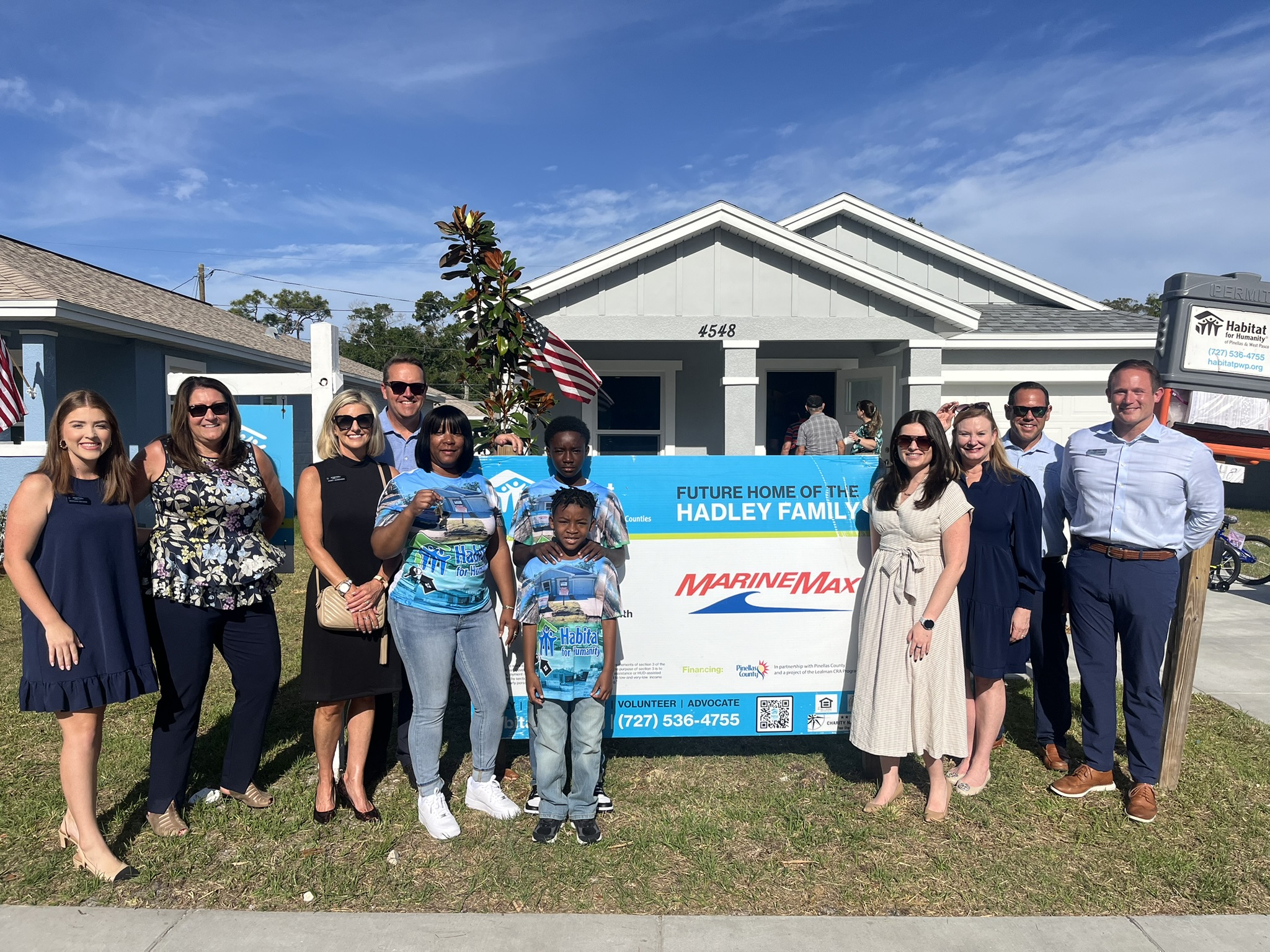 Around Town: Clearwater news briefs - Habitat Home Dedication with MarineMax